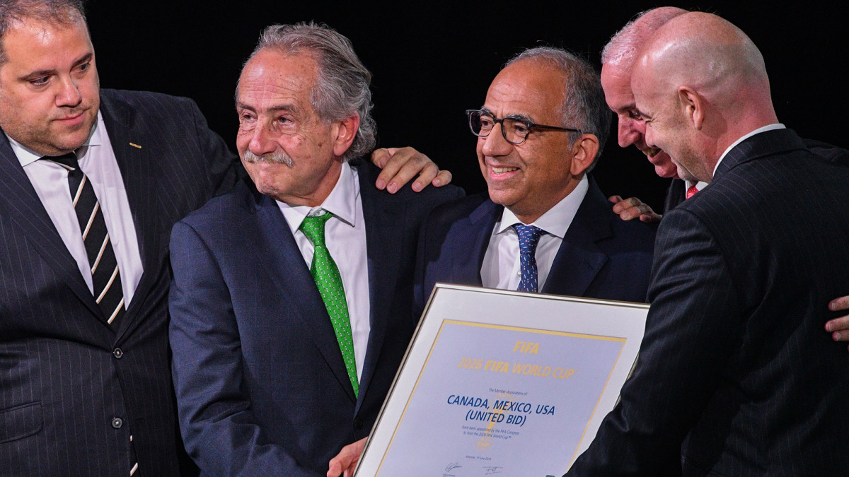The USA, Mexico and Canada will co-host the 2026 World Cup